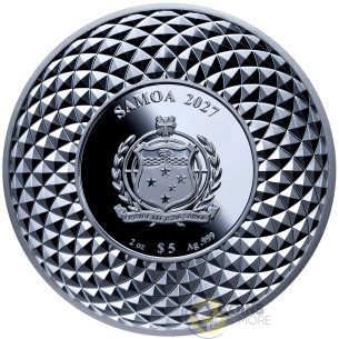 OCEAN GODDESS 2 Oz Silver Coin 5$ Samoa 2027 - Coins & More - Coming Soon 2