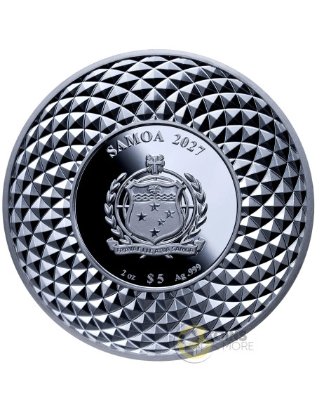 OCEAN GODDESS 2 Oz Silver Coin 5$ Samoa 2027 - Coins & More - Coming Soon