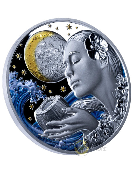 OCEAN GODDESS 2 Oz Silver Coin 5$ Samoa 2027 - Coins & More - Coming Soon