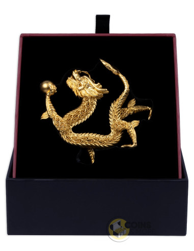 3D FILIGREE DRAGON 2 Oz Silver Coin 5$ Samoa 2027 - Coins & More - Coming Soon