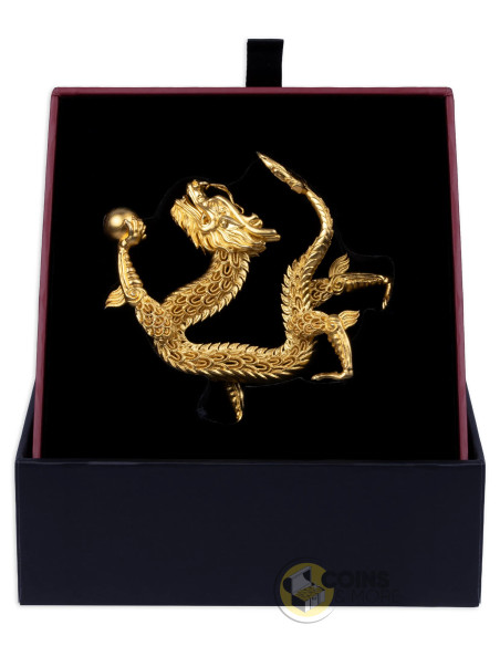 3D FILIGREE DRAGON 2 Oz Silver Coin 5$ Samoa 2027 - Coins & More - Coming Soon