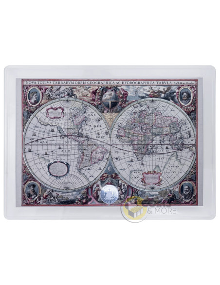 MAPPING HISTORY 1 Oz Silver Coin 2 Tala Samoa 2027 - Coins & More - Coming Soon