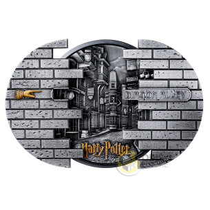 DIAGON ALLEY Harry Potter 5 Oz Silver Coin 10$ Samoa 2027 - Coins & More - Coming Soon
