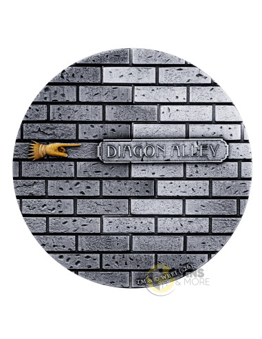 DIAGON ALLEY Harry Potter 5 Oz Silver Coin 10$ Samoa 2027 - Coins & More - Coming Soon