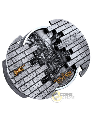 DIAGON ALLEY Harry Potter 5 Oz Silver Coin 10$ Samoa 2027 - Coins & More - Coming Soon