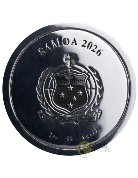 MR. MONOPOLY 3D 2 Oz Silver Coin 5$ Samoa 2026 - Coins & More - Coming Soon
