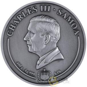 DIEGO MARADONA Multiple Layer 400g Silver Coin 10$ Samoa 2027 - Coins & More - Coming Soon 2
