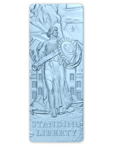 LADY LIBERTY Set 4 x 1 Oz Silver Coins 5$ Barbados 2022 - Coins & More - Arte e Architettura