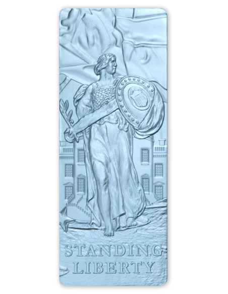 LADY LIBERTY Set 4 x 1 Oz Silver Coins 5$ Barbados 2022 - Coins & More - Arte e Architettura