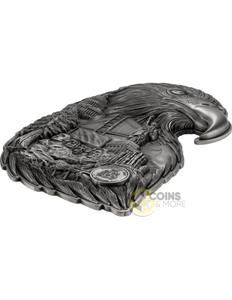EAGLE COLLAGE Soul of A Nation 3 Oz Silver Coin 5$ Barbados 2026 - Coins & More - Coming Soon