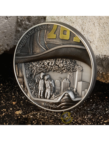 WORLD TRADE CENTER Human Tragedies 2 Oz Silver Coin 5$ Niue 2026 - Coins & More - À Venir