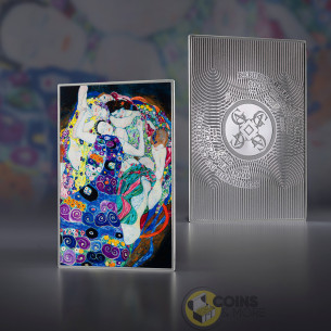 THE MAIDEN By Gustav Klimt Art Gallery 1 Oz Silver Coin 1000 Francs Cameroon 2026 - Coins & More - Próximamente