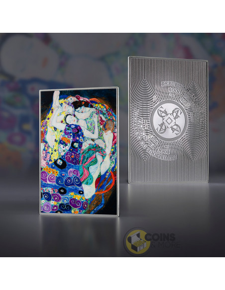THE MAIDEN By Gustav Klimt Art Gallery 1 Oz Silver Coin 1000 Francs Cameroon 2026 - Coins & More - Próximamente