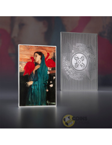 YOUNG WOMAN WITH IBIS By Edgar Degas Art Gallery 1 Oz Silver Coin 1000 Francs Cameroon 2026 - Coins & More - Próximamente