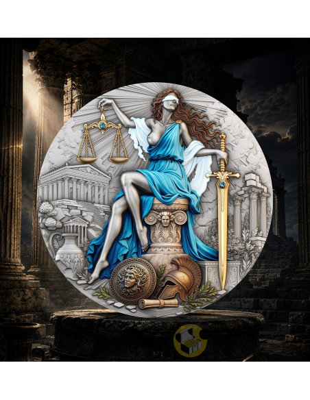 THEMIS Divine Beauty 2 Oz Silver Coin 5$ Niue 2026 - Coins & More - Coming Soon