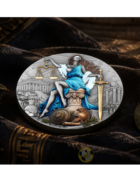 THEMIS Divine Beauty 2 Oz Silver Coin 5$ Niue 2026 - Coins & More - Coming Soon