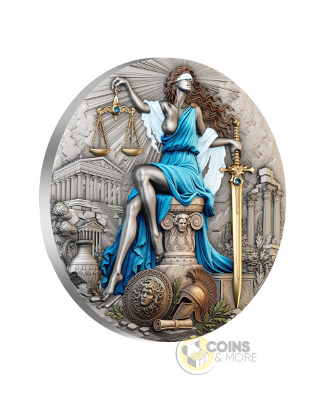 THEMIS Divine Beauty 2 Oz Silver Coin 5$ Niue 2026 - Coins & More - Coming Soon