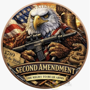 2ND AMENDMENT EAGLE 1Kg Kilo Copper Medal 2026 - Coins & More - In Arrivo