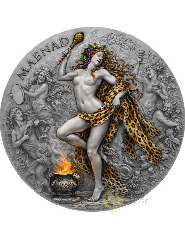 MAENAD 2 Oz Silver Coin 2000 Francs Cameroon 2026 - Coins & More - Coming Soon