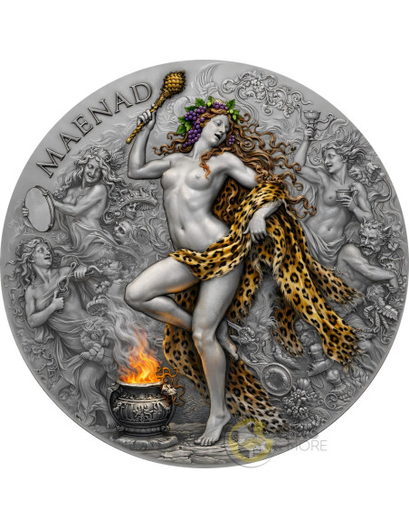 MAENAD 2 Oz Silver Coin 2000 Francs Cameroon 2026 - Coins & More - Coming Soon