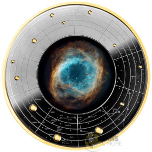 PLANETARY NEBULA Life Cycle of Stars Silver Coin 500 Francs CFA Cameroon 2026 - Coins & More - À Venir
