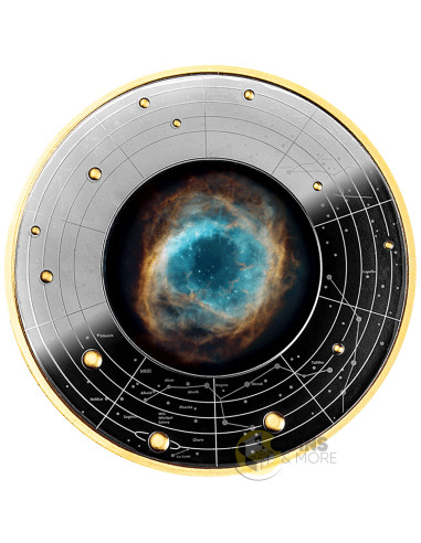 PLANETARY NEBULA Life Cycle of Stars Silver Coin 500 Francs CFA Cameroon 2026 - Coins & More - Coming Soon