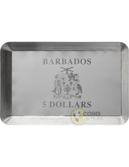 PANDA FAMILY Premium Size Silver Bar 1 Oz Silver Coin 5$ Barbados 2026 - Coins & More - Demnächst