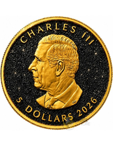 CELESTIAL GOLD DRAGON Diamond Dust 1 Oz Silver Coin 5$ Canada 2026 - Coins & More - Coming Soon