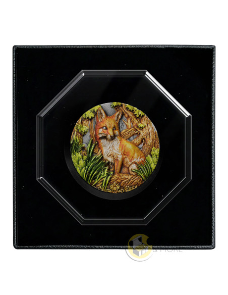 SPIRIT FOX Antique Finish 1 Oz Silver Coin 10$ Liberia 2026 - Coins & More - Demnächst