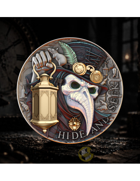 HIDE AND SEEK 2 Oz Silver Coin 5$ Niue 2026 - Coins & More - À Venir