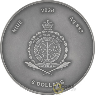 HARRY POTTER AND THE ORDER OF THE PHOENIX 2 Oz Silver Coin 5$ Niue 2026 - Coins & More - Demnächst