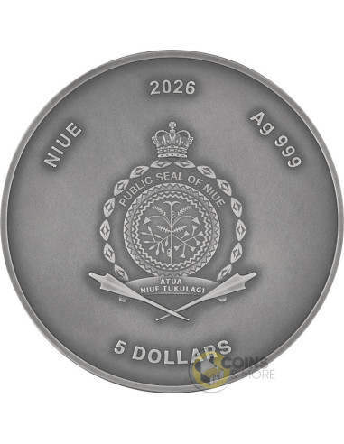 HARRY POTTER AND THE ORDER OF THE PHOENIX 2 Oz Silver Coin 5$ Niue 2026 - Coins & More - Demnächst