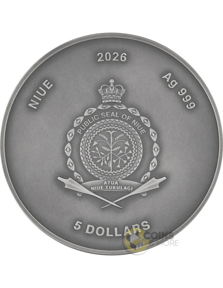 HARRY POTTER AND THE ORDER OF THE PHOENIX 2 Oz Silver Coin 5$ Niue 2026 - Coins & More - Demnächst