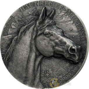 MUSTANG Big Five North America 1 Oz Silver Coin 1000 Francs Ivory Coast 2026 - Coins & More - Próximamente