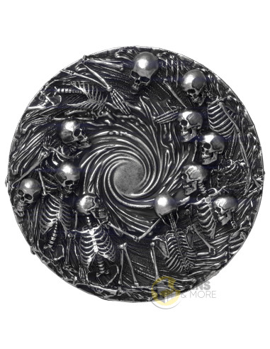 UNDYING HUNT Antique Finish 15g Silver Coin 1$ Liberia 2027 - Coins & More - Demnächst