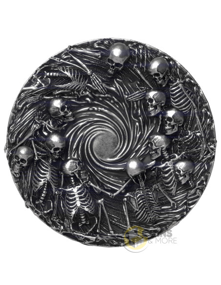 UNDYING HUNT Antique Finish 15g Silver Coin 1$ Liberia 2027 - Coins & More - Demnächst