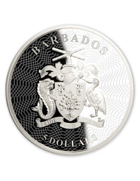 YELLOWSTONE 150th Anniversary Silver Coin 5$ Barbados 2022 - Coins & More - Nature et Animaux