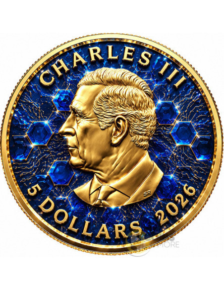 SAPPHIRE BEE 1 Oz Silver Coin 5$ Canada 2026 - Coins & More - Próximamente