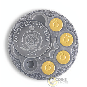 LUCKY LUCIANO The Gangsters 1Kg Kilo Silver Coin 80$ Niue 2026 - Coins & More - Próximamente 2