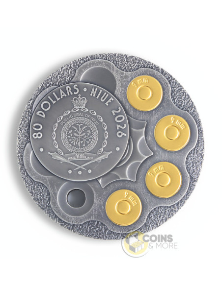 LUCKY LUCIANO The Gangsters 1Kg Kilo Silver Coin 80$ Niue 2026 - Coins & More - Próximamente