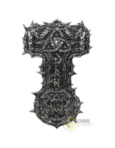 MJÖLNIR 2 Oz Silver Coin 2000 Francs Cameroon 2027 - Coins & More - Demnächst