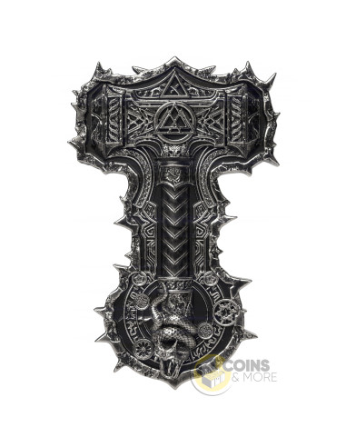 MJÖLNIR 2 Oz Silver Coin 2000 Francs Cameroon 2027 - Coins & More - Demnächst