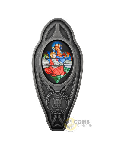 THE MOST FAMOUS STAINED GLASS WINDOWS 4x1 Oz Silver Coin 500 Francs CFA Cameroon 2026 - Coins & More - Coming Soon