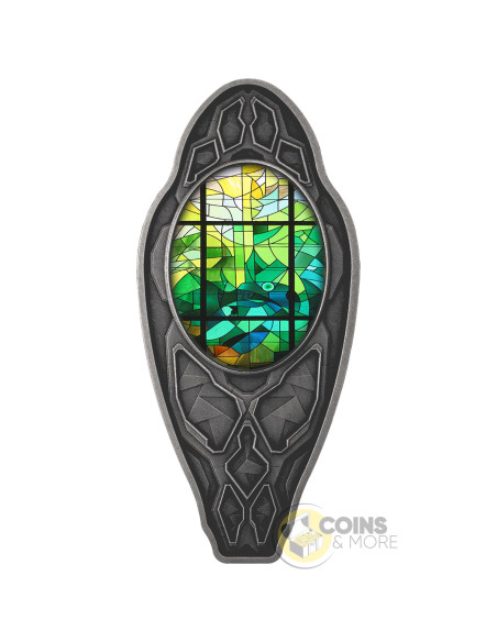 THE MOST FAMOUS STAINED GLASS WINDOWS 4x1 Oz Silver Coin 500 Francs CFA Cameroon 2026 - Coins & More - Coming Soon