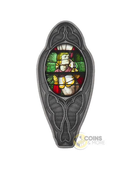 THE MOST FAMOUS STAINED GLASS WINDOWS 4x1 Oz Silver Coin 500 Francs CFA Cameroon 2026 - Coins & More - Coming Soon