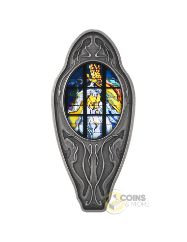 THE MOST FAMOUS STAINED GLASS WINDOWS 4x1 Oz Silver Coin 500 Francs CFA Cameroon 2026 - Coins & More - Coming Soon