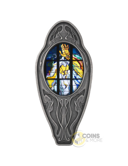 THE MOST FAMOUS STAINED GLASS WINDOWS 4x1 Oz Silver Coin 500 Francs CFA Cameroon 2026 - Coins & More - Coming Soon