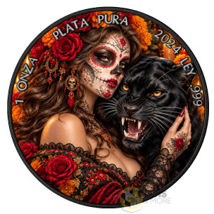 DIA DE LOS MUERTOS Special Edition III 1 Oz Silver Coin Mexico 2024 - Coins & More - Demnächst
