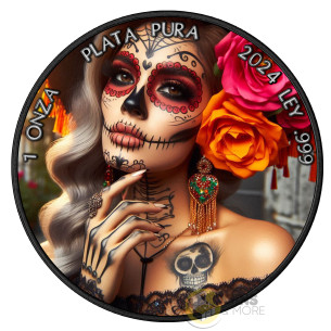 LA CALAVERA II 1 Oz Silver coin 1 Onza Mexico 2024 - Coins & More - À Venir