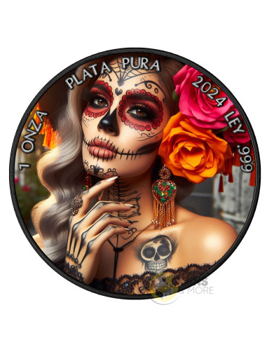 LA CALAVERA II 1 Oz Silver coin 1 Onza Mexico 2024 - Coins & More - Demnächst